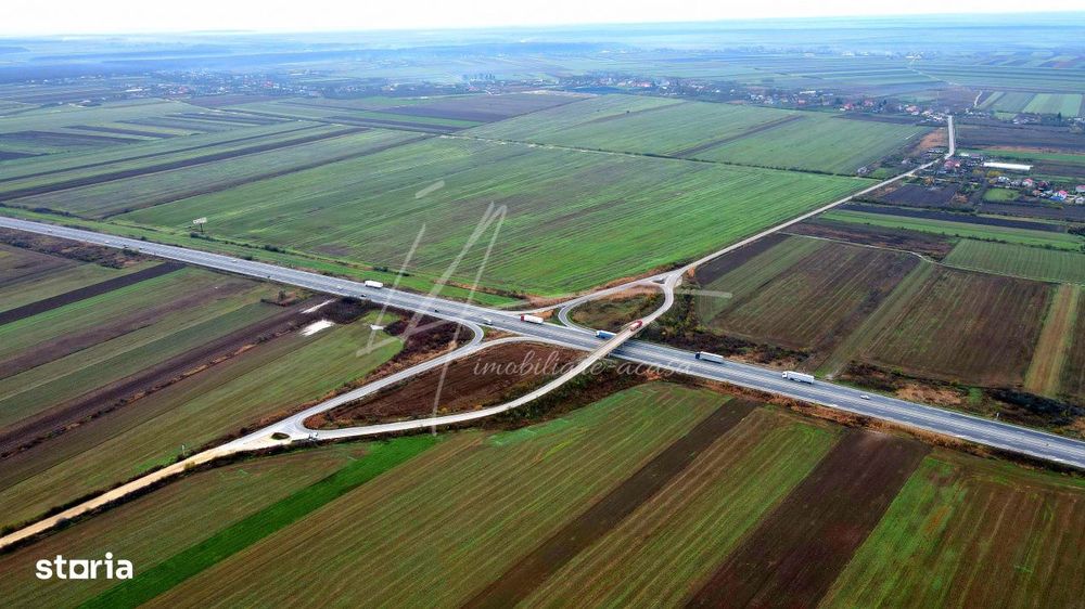 Teren intravilan curti-constructii, industrial, Autostrada A1 - km 62