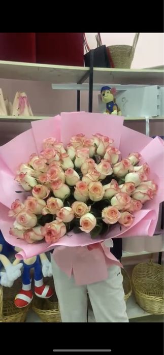 Голландские 51 розы