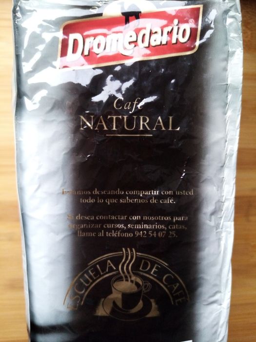 Dromedario España - Cafea naturala cu cofeina. 1 kg. Uz profesional.