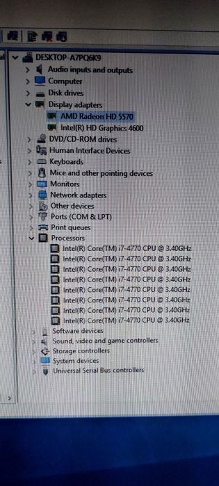 Unitate centrala PC Procesor I7 4770