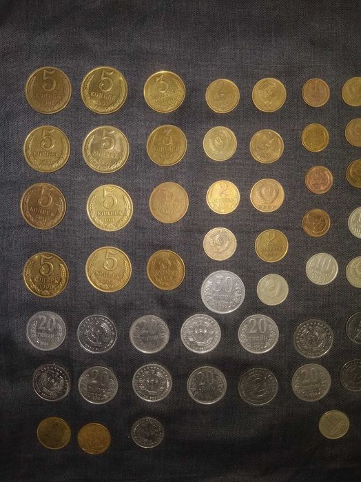 Монеты советские и зарубежные для коллекции ОПТОМ