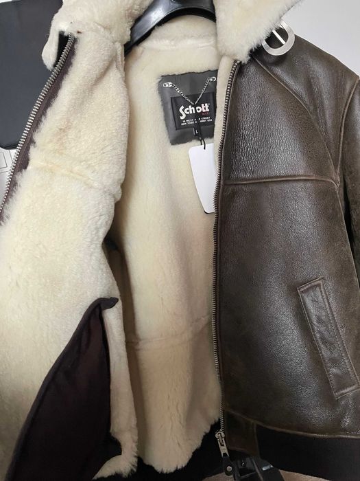 geaca blana SCHOTT LC AIRForce