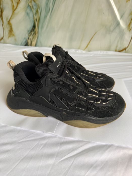 Sneakerși Amiri Bone Runner Negri - Mărimea 43