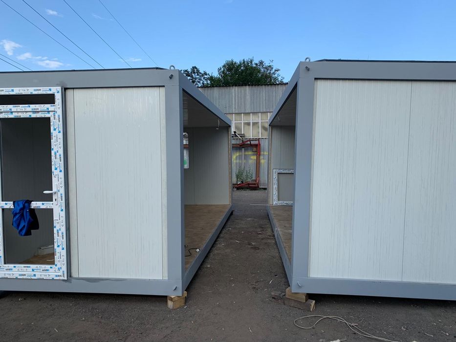 Container birou containere vitrina santier paza