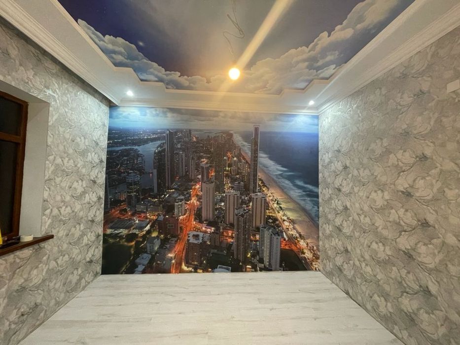 Поклейка обоев всех видов