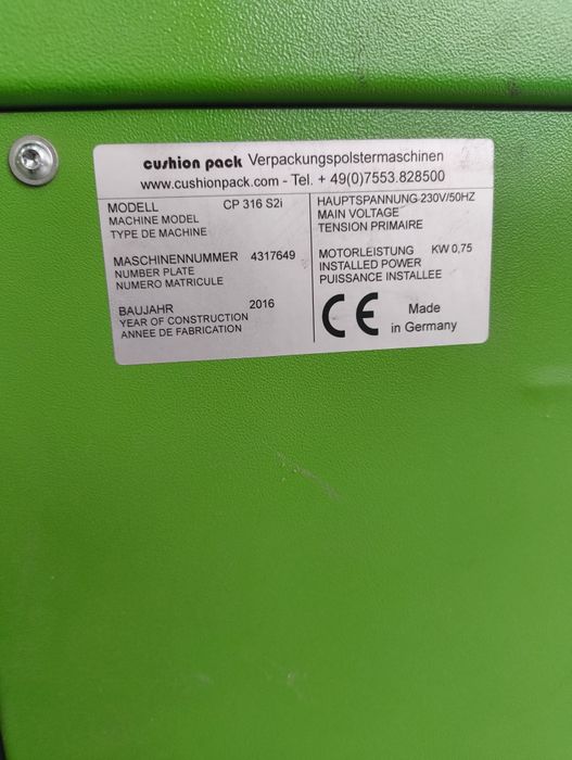 Шредер машина Cushion Pack CP 316 S2i – Made in Germany