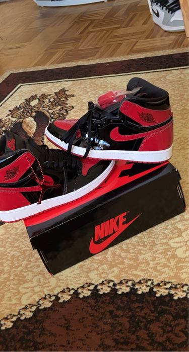 Jordan 1 high patent bred