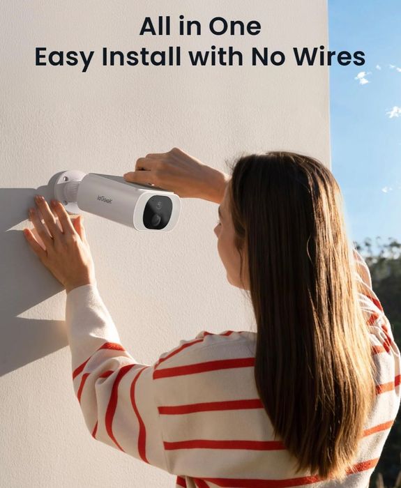 Соларна камера ieGeek S1 2K Solar Wireless Security Cameras Outdoor
