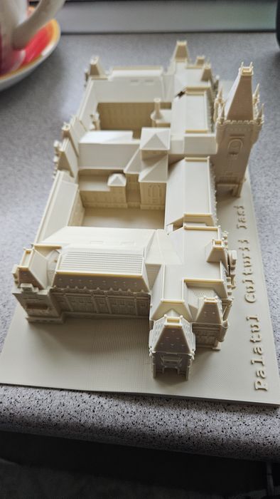 Palatul Culturii Iasi Romania 3D Print unicat proiect drona