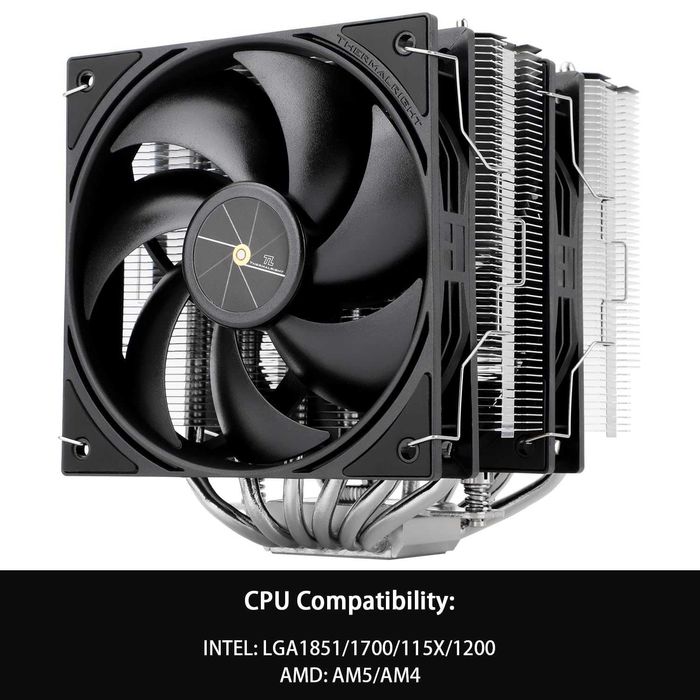 Cooler CPU procesor aer PC Desktop Thermalright Peerless Assassin 120SE V3 AGHP 6 heatpipe PWM 120mm 2000RPM AMD AM4 AM5 Intel LGA1700/1851/1115X/1200