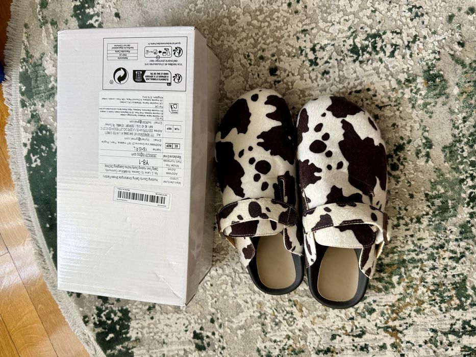 Saboți cow print