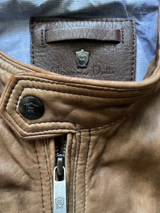 Massimo Dutti / мъжко кожено(естествена) яке XL