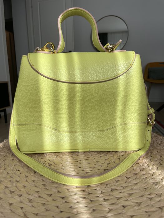 Vand geanta Laura Maxim Mina mediu lime