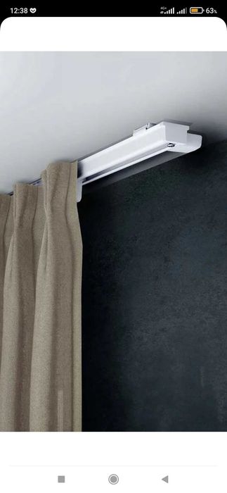 Электро-карниз с пульта управления!