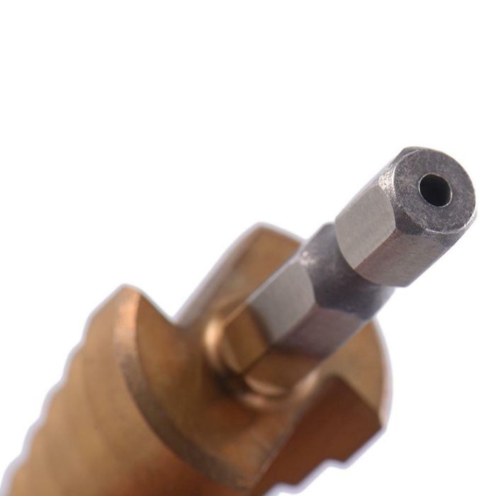 Burghie din titan conice in trepte 3-12mm, 4-12mm, 4-20mm. Nou!