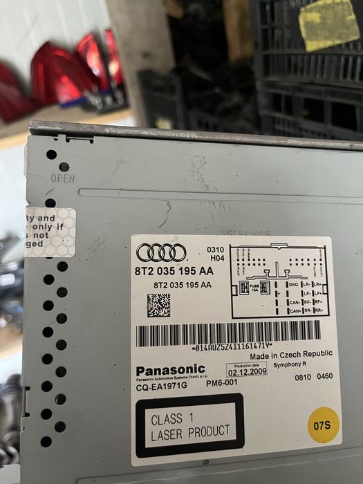 Radio CD Player Audi A4 B8 b8.5 audi concert / symphony