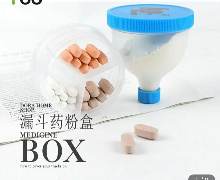 Cutie pt suplimente alimentare,set de 2