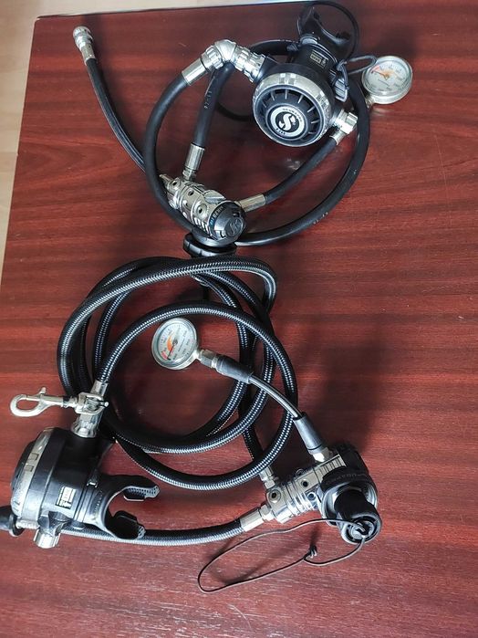 Detentor scufundari sidemount, Scubapro 2 x MK25 EVO + G260V