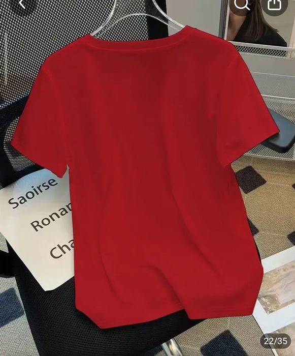 Дамски памучна тениска 2XL