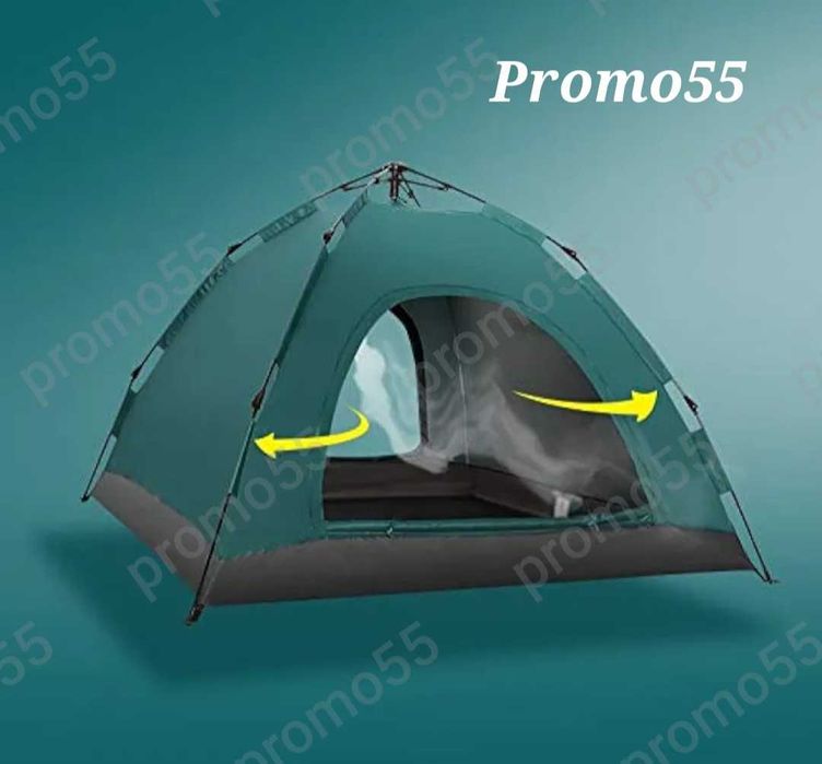 Автоматична палатка за къмпинг, палатка за 2–3 души 200х150х110см.