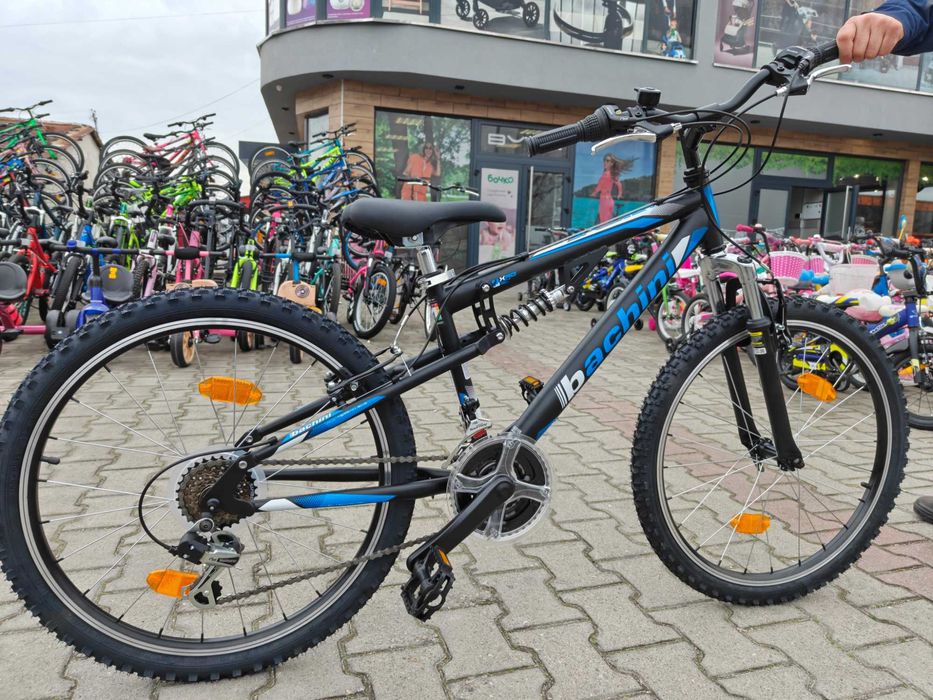 Велосипед 24" Bachini Speed FSP черен.син