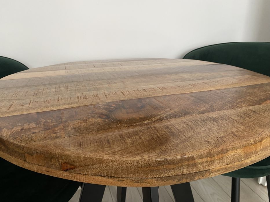 Masa living din lemn de mango si metal