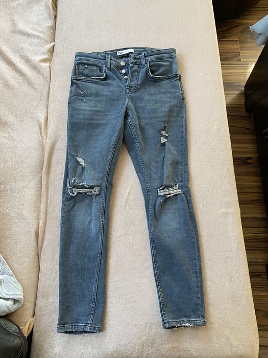 Дънки Zara сини/тъмно сини