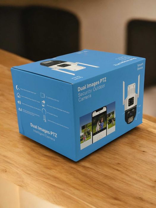 Умная беспроводная камера наблюдения, с Wi-Fi, простая в установке,