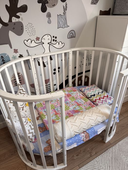 Кровать детская (трансформер, с маятником)