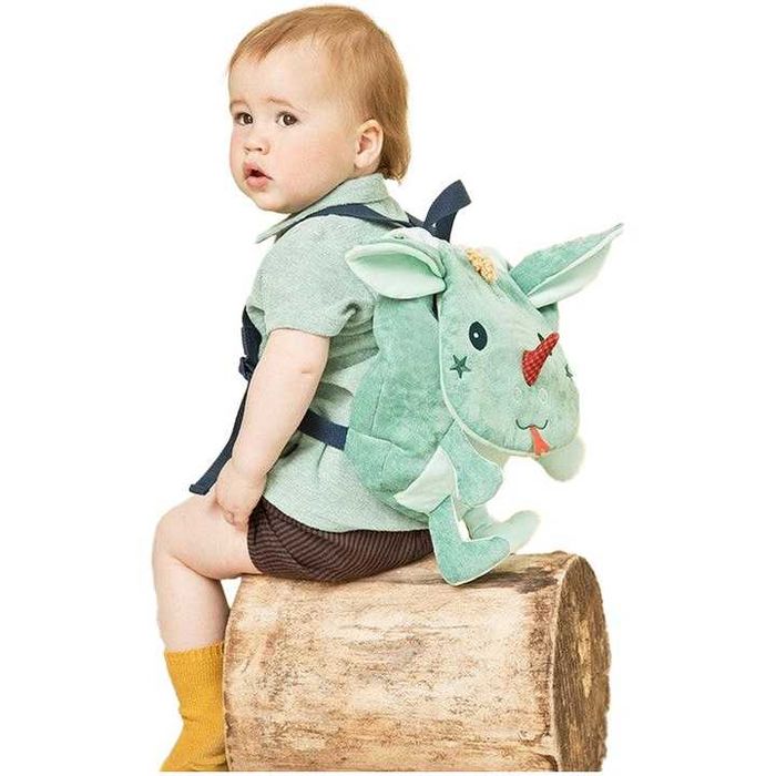 Rucsac Soft pentru bebelusi Lilliputiens Dragon, bretele ajustabile
