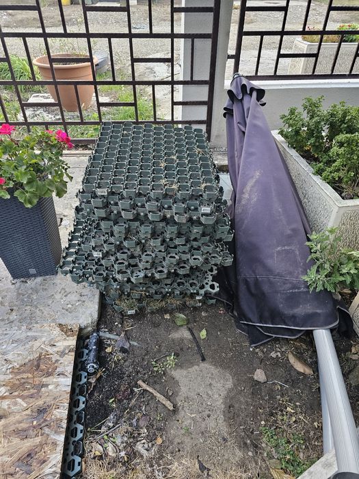 Vand 60 bucati pavele ecologice HDPE 580 x 510 mm verzi