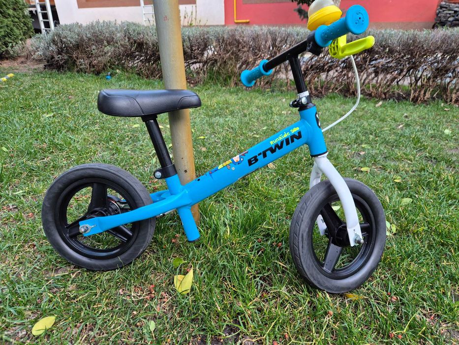 Bicicleta copii B'twin fara pedale 10" cu frana