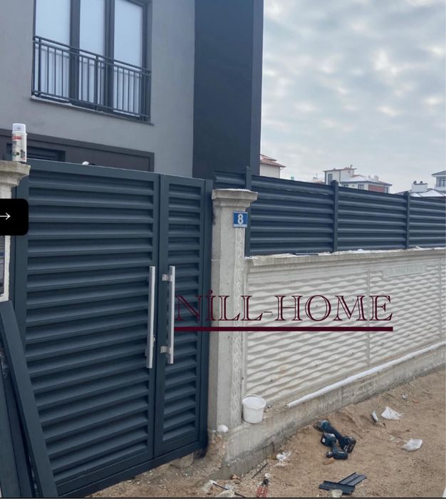 Ограда ( тип щора ) ЛАМЕЛИ/ ПАНА/ ВРАТИ/ стълбове/антрацид