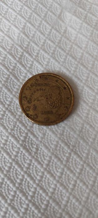 Продавам монета 50 евроцента 1999 година Сервантес
