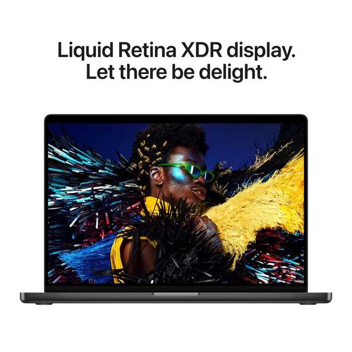Лаптоп Apple 16-inch MacBook Pro: Apple M5 Max chip with 18-core CPU and 40-core GPU, 48GB, 2TB SSD - Space Black