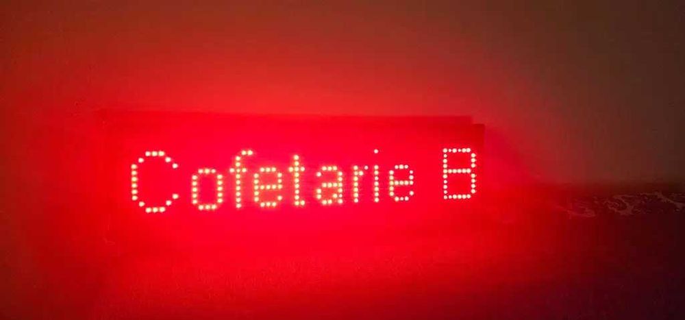 reclama led luminoasa programabila