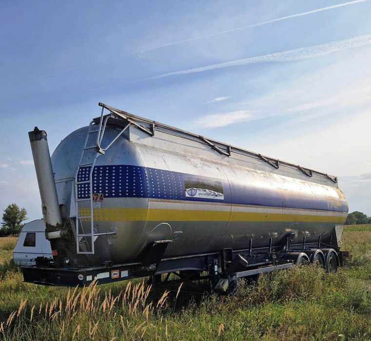 semiremorca Silo Feldbinder 58 m3, aluminiu