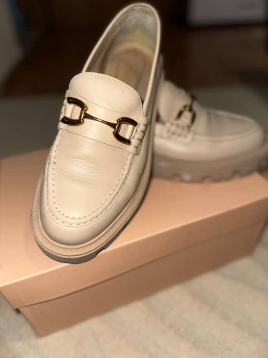 Естествена кожа обувки Zara