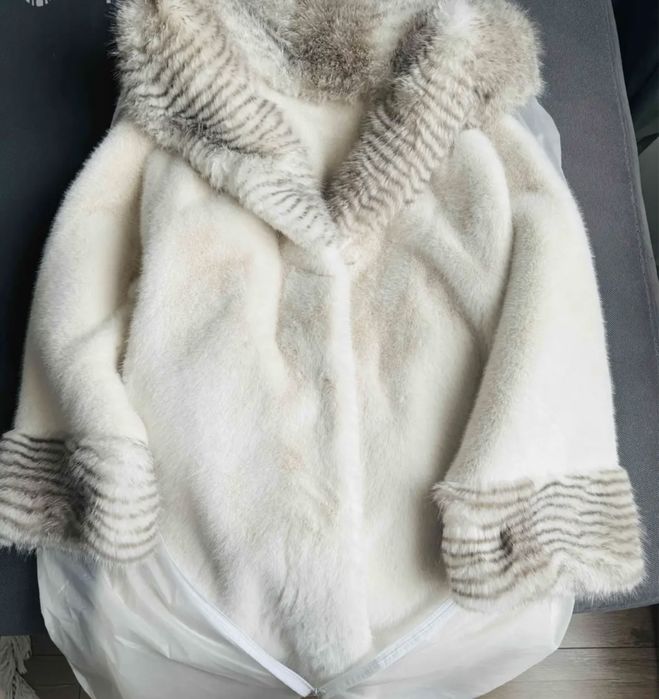 Шуба из эко норки