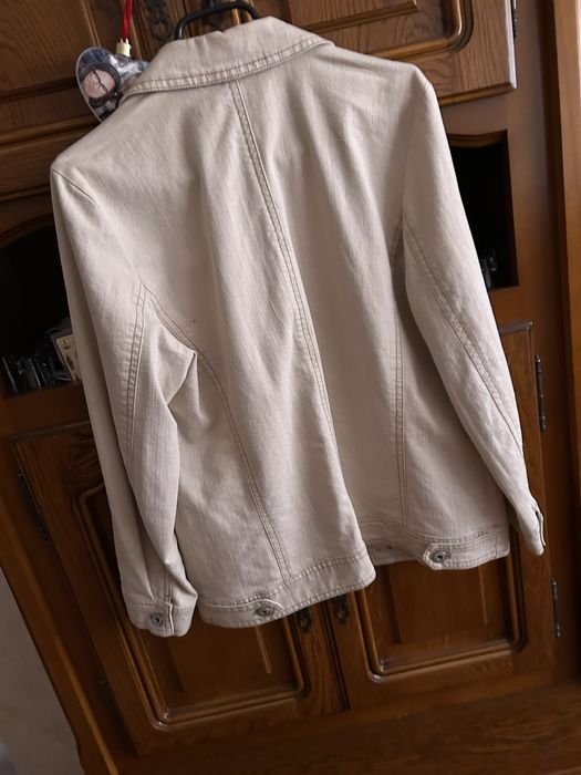 Geaca blugi dama crem