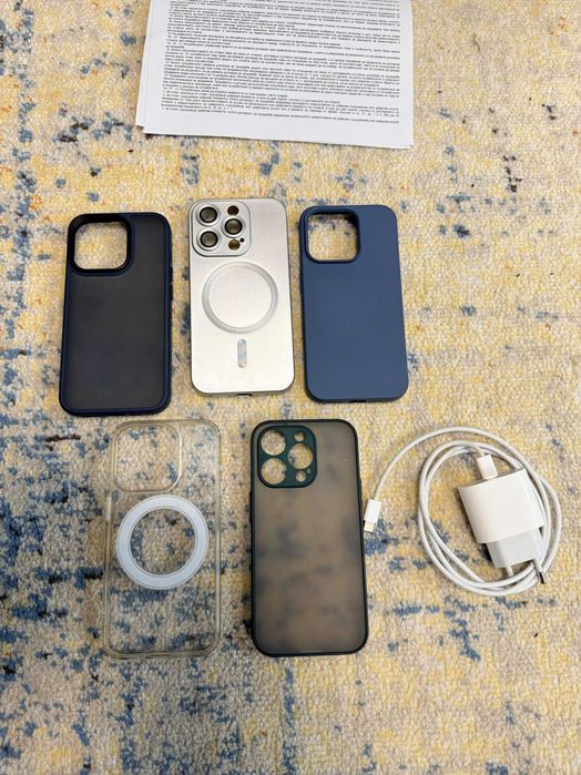 Продавам APPLE IPHONE 15 PRO 256GB BLUE TITANIUM, 48mp+12mp+12mp