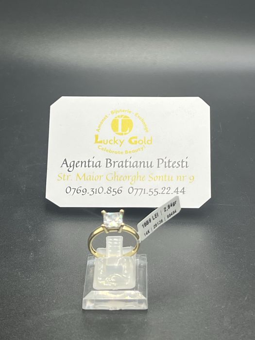 Inel aur 14k 2.84 gr marimea 18 cod 1559