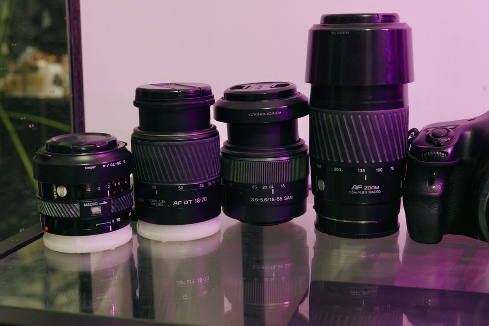 Sony A57 + 5 обектива + Manfrotto раница и аксесоари