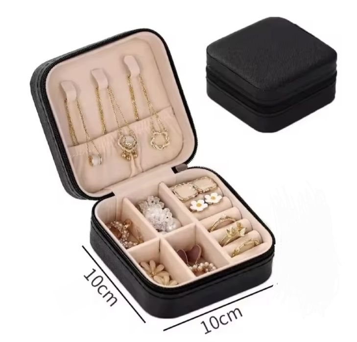 Нова кутия за бижута сребърни обици обеци златни обици