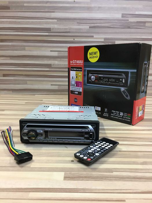 НОВ  аудио плеър Gt 460 HD авто плеър Dvd/cd/mp3/sd/usb радио