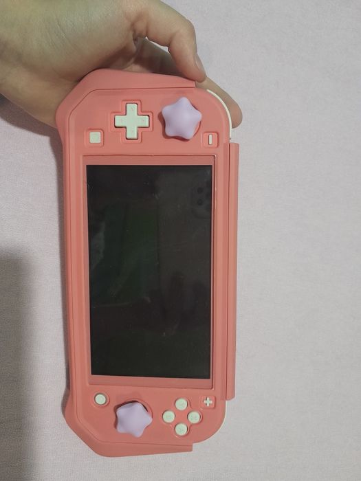 Гибридный Чехол для Nintendo Switch lite розового цвета и не только.