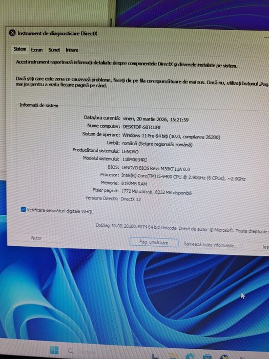 Unitate PC Lenovo Amanet BKG