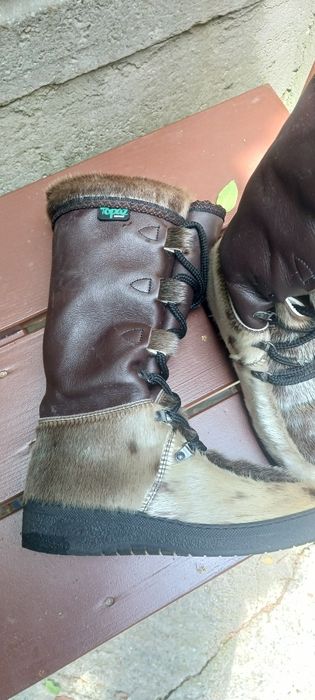 Cizme Apres-ski TOPAZ damă, Blană Naturală, Mărimea 38 - Ca Noi, Impecabile