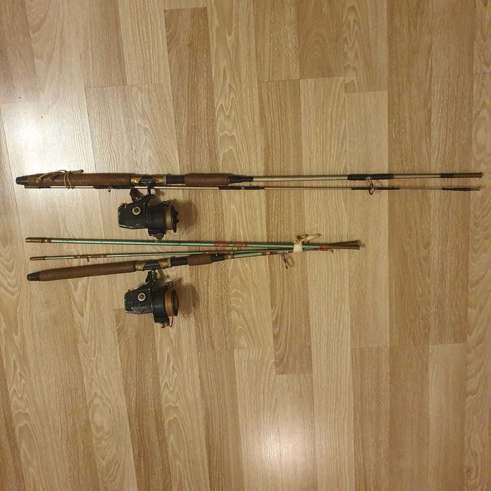 Ретро    въдици  с макари