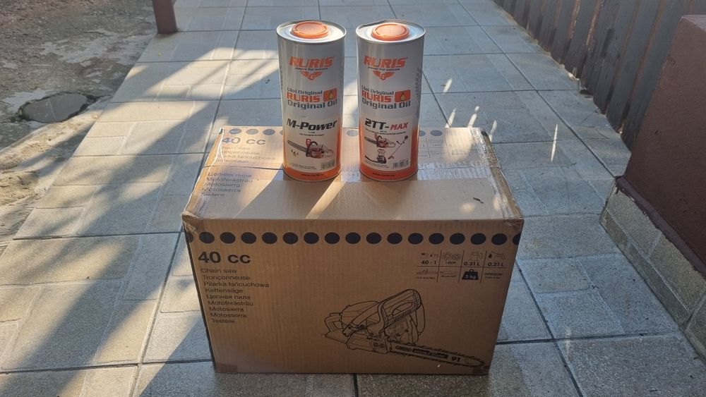 Drujba cu motor pe benzina RURIS RM350 , in 2 timpi, 35 cm, 40cc